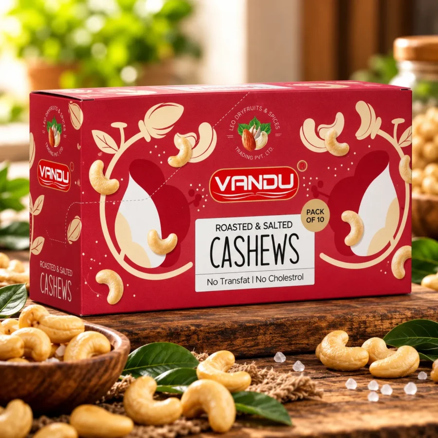 Roasted & Salted Cashews Box