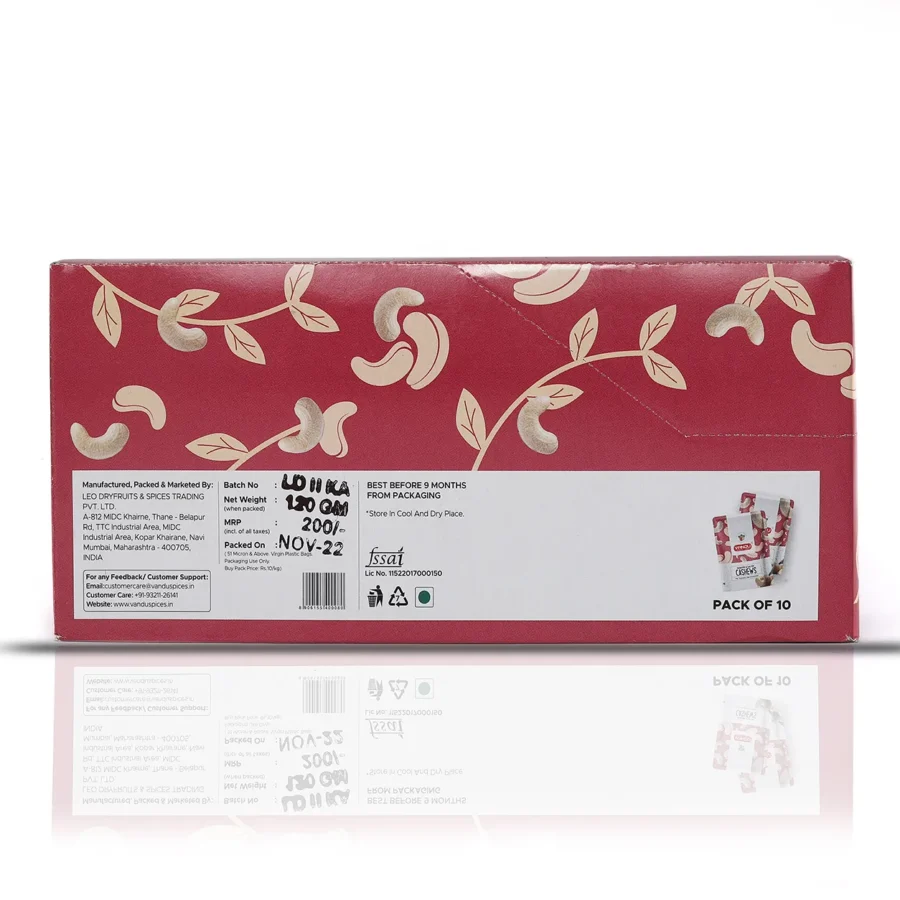 Roasted & Salted Cashews Box