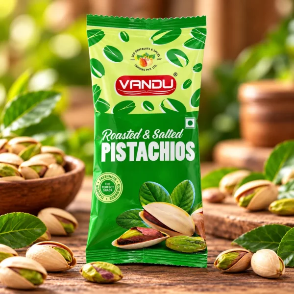Roasted & Salted Pistachios – Pillow Pouch
