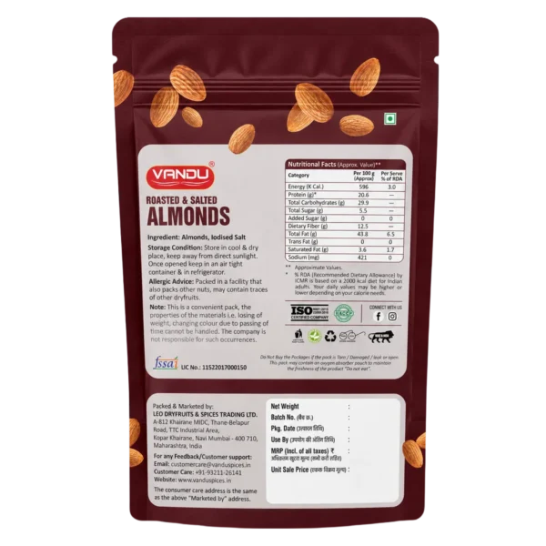 Roasted & Salted Almonds