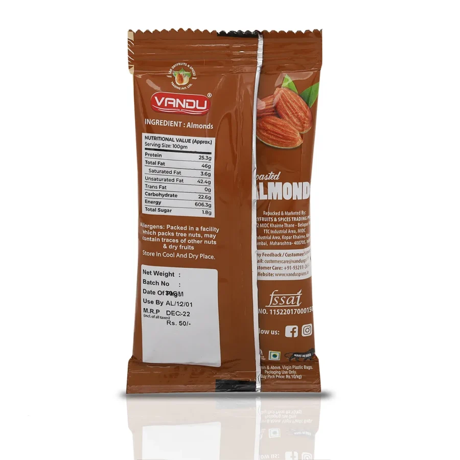 Roasted Almonds – Pillow Pouch