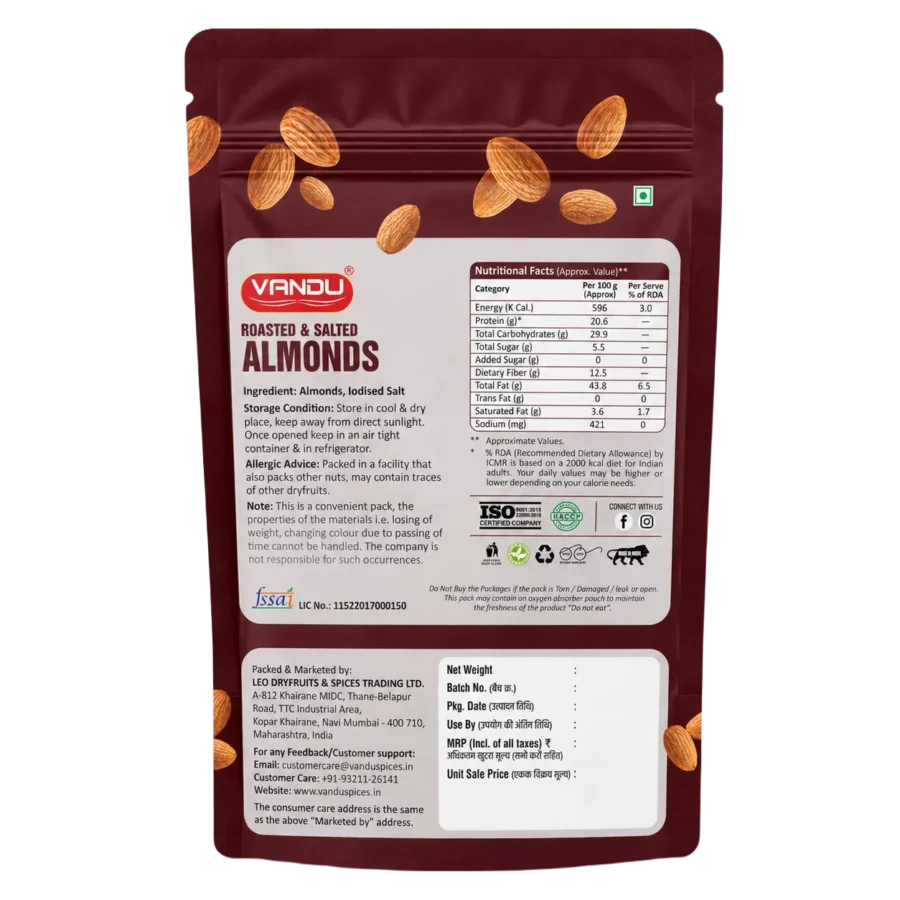 Roasted & Salted Almonds